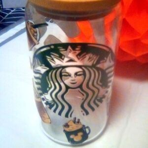 NWT Starbucks 16 oz glass Libby